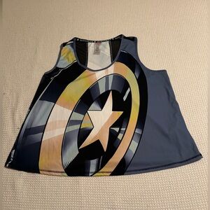 Marvel Avengers Women’s Captain America Tank Top 2X
